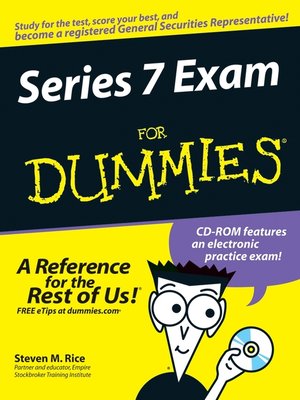 cover image of Series 7 Exam For Dummies